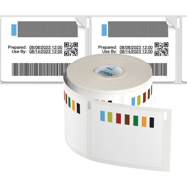 DYMO originele LabelWriter Labels voor Voorraadrotatie | 54 mm x 70 mm | 400 zelfklevende etiketten voor voorraadrotatie in commerciële keukens | Stevige labels voor de LabelWriter labelprinters (2187329)