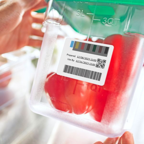 DYMO originele LabelWriter Labels voor Voorraadrotatie | 54 mm x 70 mm | 400 zelfklevende etiketten voor voorraadrotatie in commerciële keukens | Stevige labels voor de LabelWriter labelprinters (2187329)