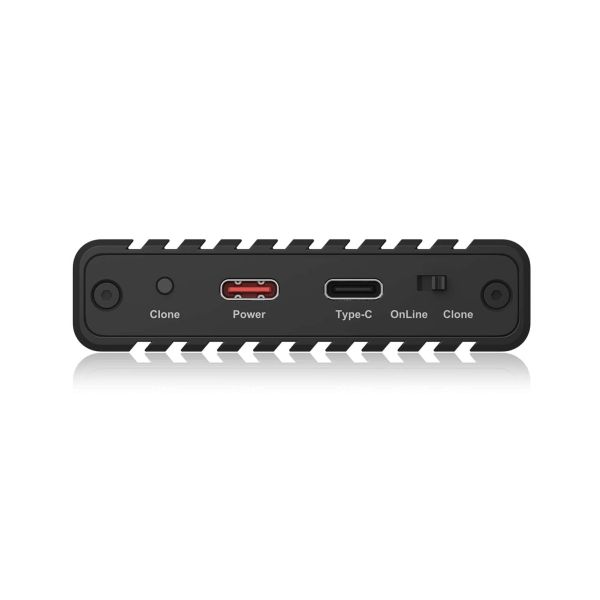 ICY BOX IB-2817MCL-C31 SDD-behuizing Zwart M.2 Stroomvoorziening via USB (IB-2817MCL-C31)