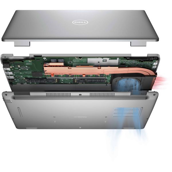 DELL Precision 3571 i7-12700H Mobiel werkstation 39,6 cm (15.6") Full HD Intel® Core™ i7 16 GB DDR5-SDRAM 512 GB SSD NVIDIA T600 Wi-Fi 6E (802.11ax) Windows 10 Pro Grijs (VRY4C)