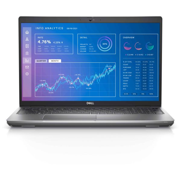 DELL Precision 3571 i7-12700H Mobiel werkstation 39,6 cm (15.6") Full HD Intel® Core™ i7 16 GB DDR5-SDRAM 512 GB SSD NVIDIA T600 Wi-Fi 6E (802.11ax) Windows 10 Pro Grijs (VRY4C)