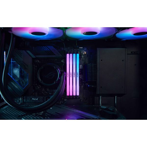Kingston Technology FURY 32GB 6400MT/s DDR5 CL32 DIMM Renegade RGB XMP (KF564C32RSA-32)