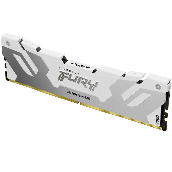 Kingston Technology FURY 32GB 6400MT/s DDR5 CL32 DIMM Renegade White XMP (KF564C32RW-32)