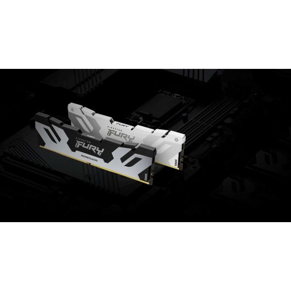 Kingston Technology FURY 32GB 8000MT/s DDR5 CL38 DIMM (set van 2) Renegade Zilver XMP (KF580C38RSK2-32)