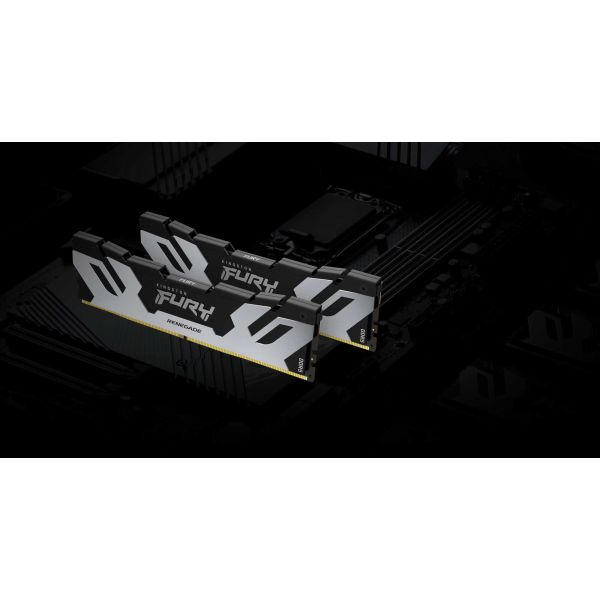 Kingston Technology FURY 32GB 8000MT/s DDR5 CL38 DIMM (set van 2) Renegade Zilver XMP (KF580C38RSK2-32) Kingston Technology FURY 32GB 8000MT/s DDR5 CL38 DIMM (set van 2) Renegade Zilver XMP (KF580C38RSK2-32)