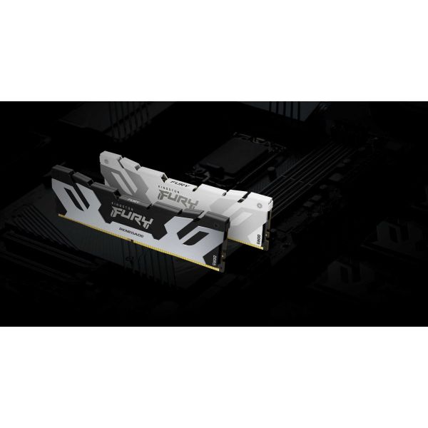 Kingston Technology FURY 32GB 8000MT/s DDR5 CL38 DIMM (set van 2) Renegade White XMP (KF580C38RWK2-32) Kingston Technology FURY 32GB 8000MT/s DDR5 CL38 DIMM (set van 2) Renegade White XMP (KF580C38RWK2-32)
