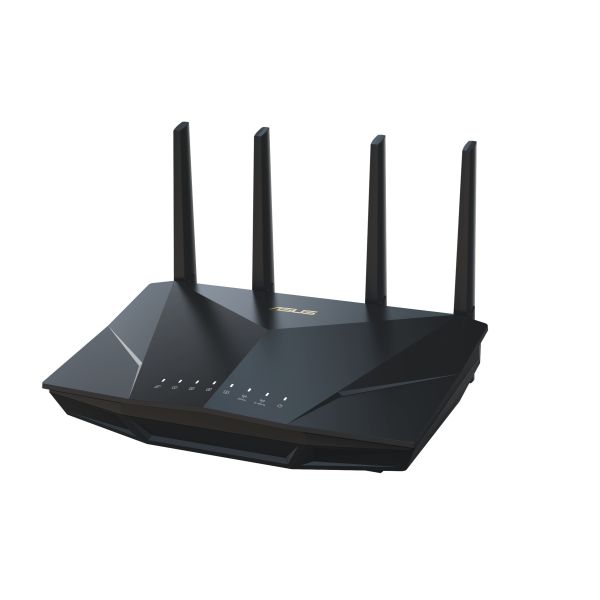 ASUS RT-AX5400 draadloze router Gigabit Ethernet Dual-band (2.4 GHz / 5 GHz) Zwart (RT-AX5400)