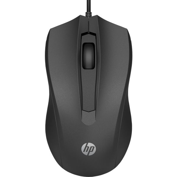 HP 100 muis met kabel (6VY96AA)
