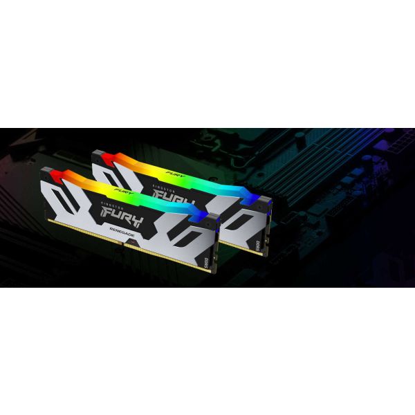 Kingston Technology FURY 32GB 8000MT/s DDR5 CL38 DIMM (set van 2) Renegade RGB XMP (KF580C38RSAK2-32) Kingston Technology FURY 32GB 8000MT/s DDR5 CL38 DIMM (set van 2) Renegade RGB XMP (KF580C38RSAK2-32)