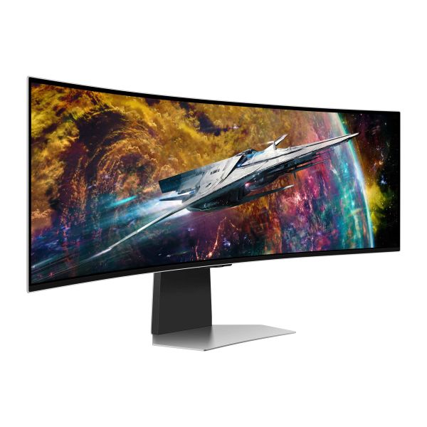 Samsung Odyssey G95SC computer monitor 124,5 cm (49") 5120 x 1440 Pixels Dual QHD OLED Zilver (LS49CG950SUXEN)