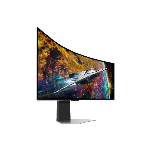 Samsung Odyssey G95SC computer monitor 124,5 cm (49") 5120 x 1440 Pixels Dual QHD OLED Zilver (LS49CG950SUXEN)