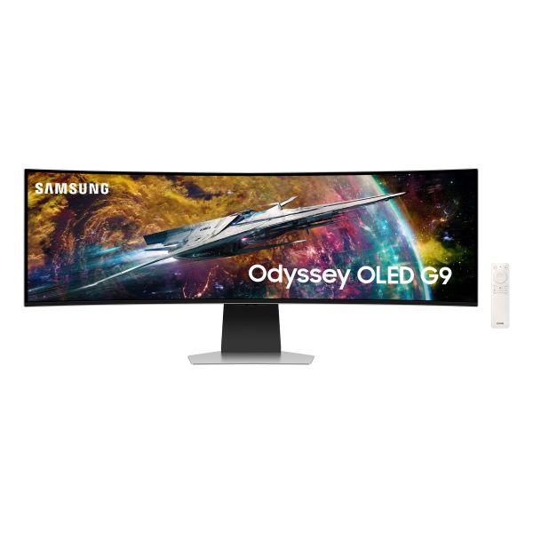 Samsung Odyssey G95SC computer monitor 124,5 cm (49") 5120 x 1440 Pixels Dual QHD OLED Zilver (LS49CG950SUXEN)