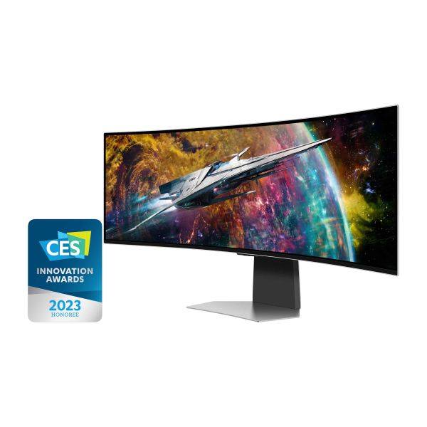 Samsung Odyssey G95SC computer monitor 124,5 cm (49") 5120 x 1440 Pixels Dual QHD OLED Zilver (LS49CG950SUXEN)