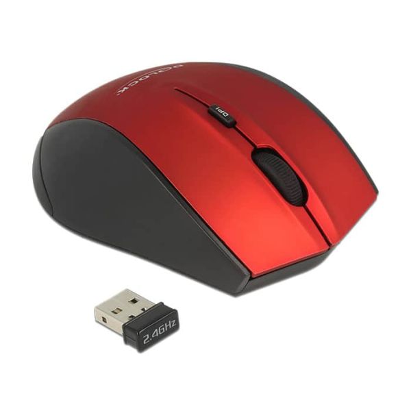 DeLOCK 12493 muis Rechtshandig RF Draadloos Optisch 1600 DPI (12493)