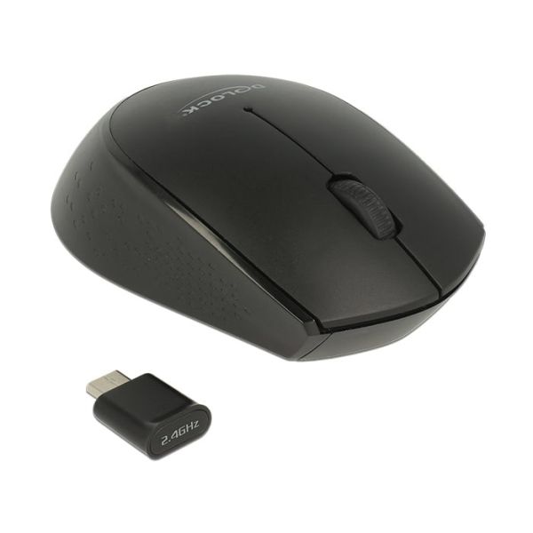 DeLOCK 12526 muis Ambidextrous RF Draadloos Optisch 1000 DPI (12526)