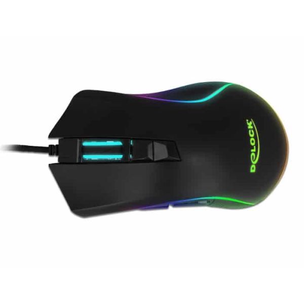 DeLOCK 12670 muis Rechtshandig USB Type-A Optisch 10000 DPI (12670)