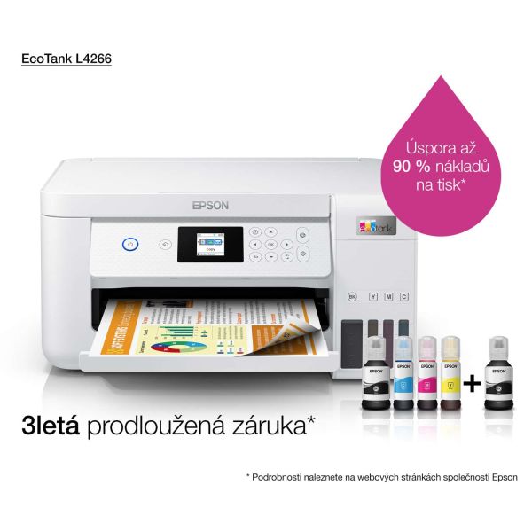 Epson L4266 Inkjet A4 5760 x 1440 DPI 33 ppm Wifi (C11CJ63414)