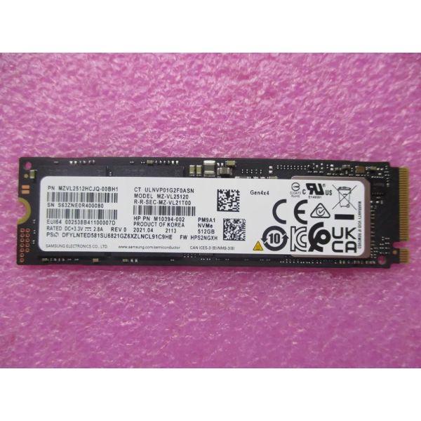 HP 512GB M.2 2280 NVMe PCIe (926797-001.926794-001.L11357-001)