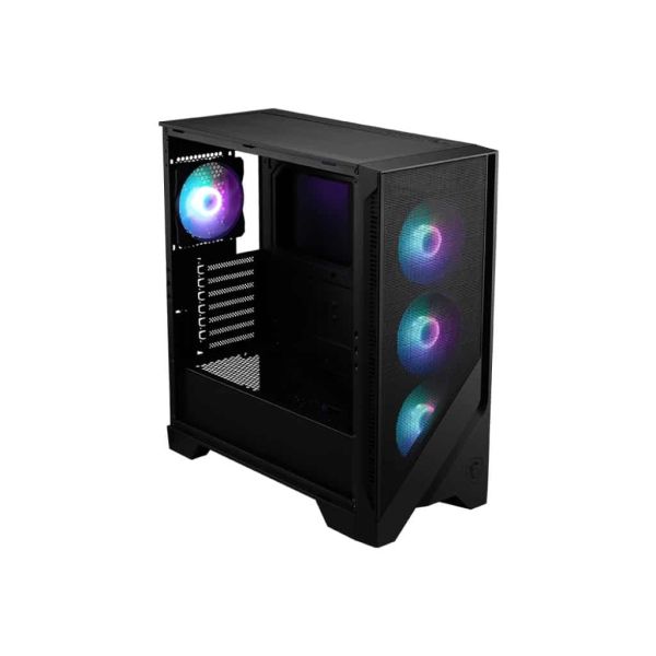 MSI MAG FORGE 320R AIRFLOW computerbehuizing Micro Tower Zwart, Transparant (MAG FORGE 320R)
