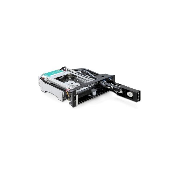 DeLOCK 47209 drive bay panel 13,3 cm (5.25") I/O ports paneel Zwart (47209)