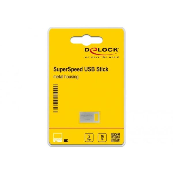 DeLOCK 54069 USB flash drive 16 GB USB Type-A 3.2 Gen 1 (3.1 Gen 1) Zilver (54069)
