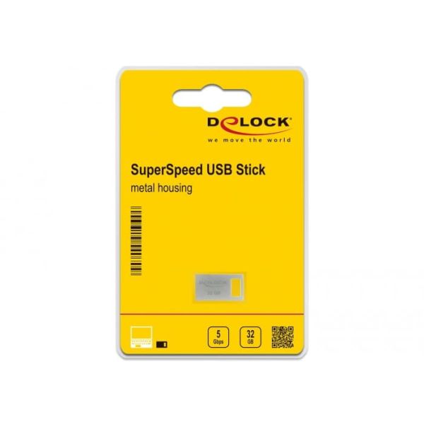 DeLOCK 54070 USB flash drive 32 GB USB Type-A 3.2 Gen 1 (3.1 Gen 1) Zilver (54070)