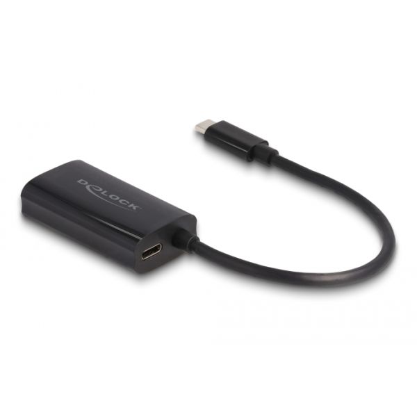 DeLOCK 61026 tussenstuk voor kabels USB C RJ45 Zwart (61026)