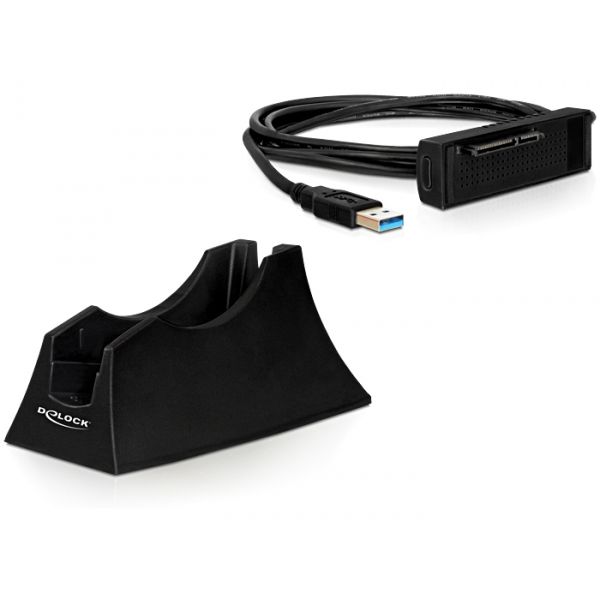 DeLOCK 61858 notebook dock & poortreplicator Zwart (61858) DeLOCK 61858 notebook dock & poortreplicator Zwart (61858)