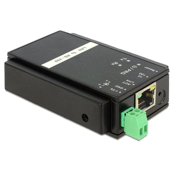 DeLOCK 62504 tussenstuk voor kabels RS-232 RJ45 Zwart (62504)