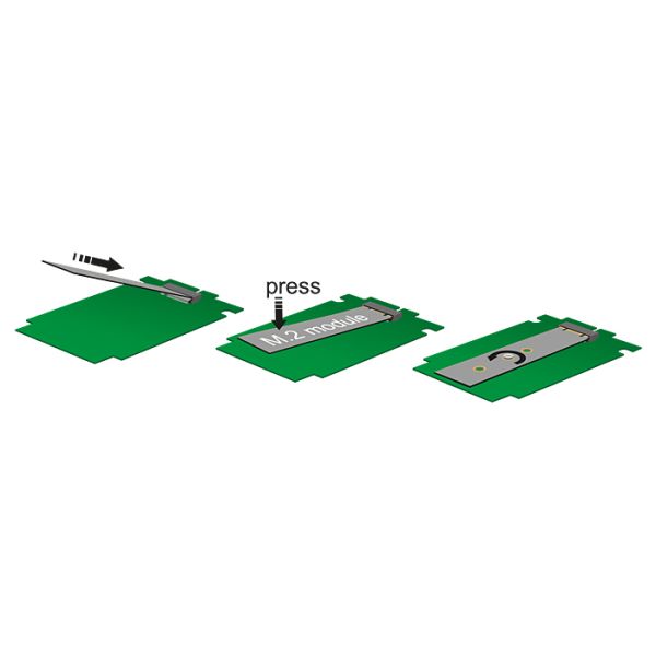 DeLOCK 62544 interfacekaart/-adapter Intern M.2 (62544)