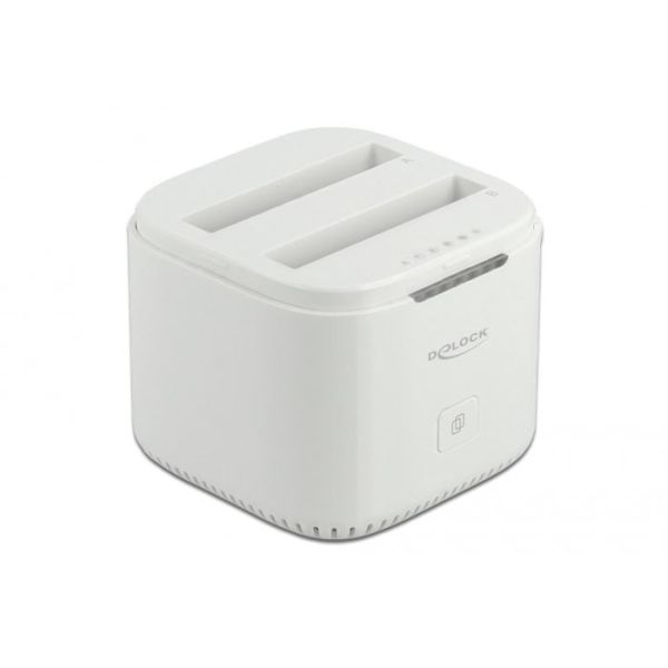 DeLOCK 63084 basisstation voor opslagstations USB 3.2 Gen 2 (3.1 Gen 2) Type-C Wit (63084)