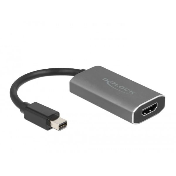 DeLOCK 63200 video kabel adapter 0,2 m Mini DisplayPort HDMI Type A (Standaard) Grijs (63200)
