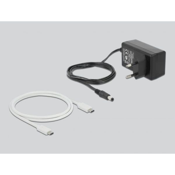 DeLOCK 63331 behuizing voor opslagstations SDD-behuizing Wit M.2 (63331)