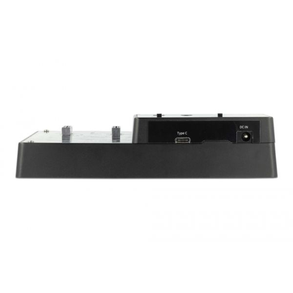 DeLOCK 64124 basisstation voor opslagstations USB 3.2 Gen 2 (3.1 Gen 2) Type-C Zwart (64124)