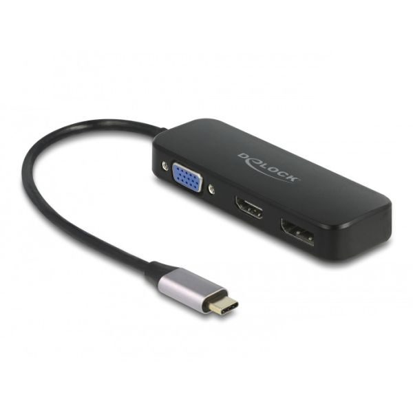 DeLOCK 64156 notebook dock & poortreplicator Bedraad Thunderbolt 3 Zwart (64156) DeLOCK 64156 notebook dock & poortreplicator Bedraad Thunderbolt 3 Zwart (64156)