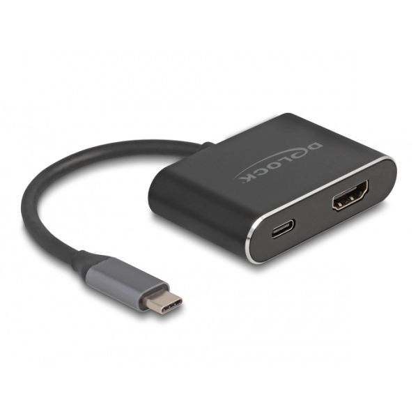 DeLOCK 64199 video kabel adapter 0,15 m USB Type-C HDMI Type A (Standaard) Zwart (64199)