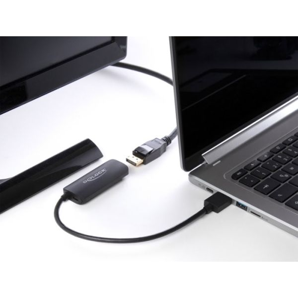 DeLOCK 64213 video kabel adapter 0,18 m HDMI Type A (Standaard) DisplayPort + Micro-USB Zwart (64213)