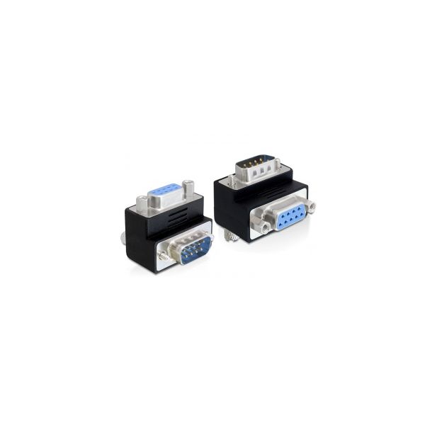 DeLOCK 65264 tussenstuk voor kabels Sub-D 9 pin Zwart (65264)