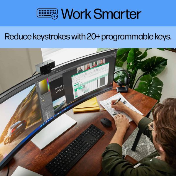 HP 450 programmeerbaar draadloos toetsenbord (4R184AA)