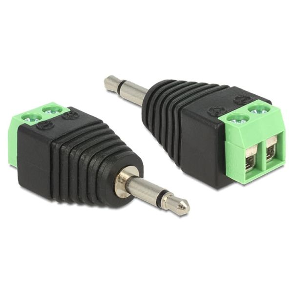 DeLOCK 65528 tussenstuk voor kabels 3.5mm Zwart, Groen, Zilver (65528)