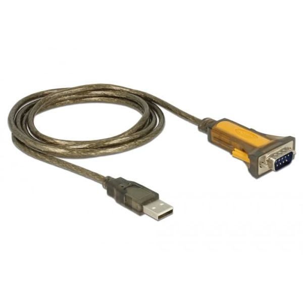 DeLOCK 65840 seriële kabel Zwart, Geel 1,5 m USB Type-A DB-9 (65840) DeLOCK 65840 seriële kabel Zwart, Geel 1,5 m USB Type-A DB-9 (65840)