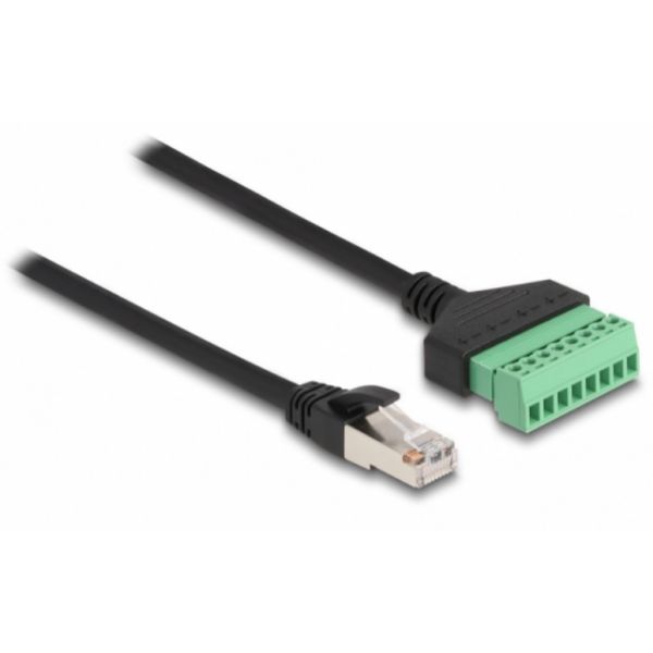 DeLOCK 65975 netwerkkabel Zwart, Groen 0,3 m Cat6 U/UTP (UTP) (65975)
