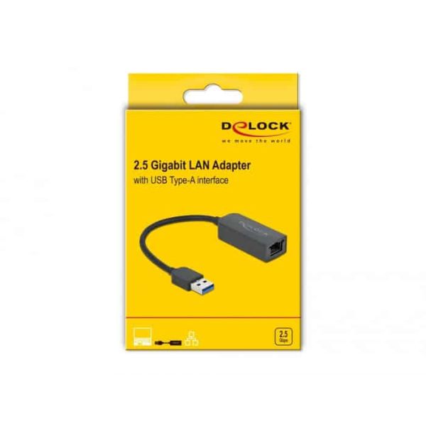 DeLOCK 66646 tussenstuk voor kabels USB 3.2 Gen 1 RJ45 Zwart (66646)