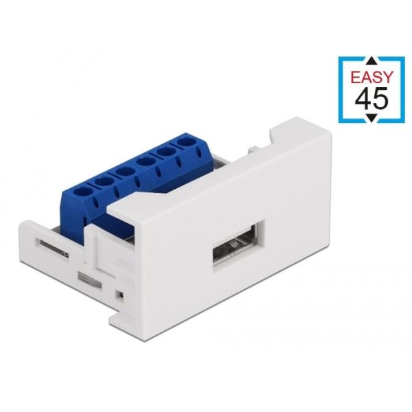 DeLOCK 81343 kabel-connector USB 2.0 Typ-A Wit (81343)