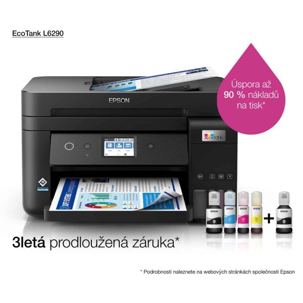 Epson L6290 Inkjet A4 4800 x 1200 DPI 33 ppm Wifi (C11CJ60404)