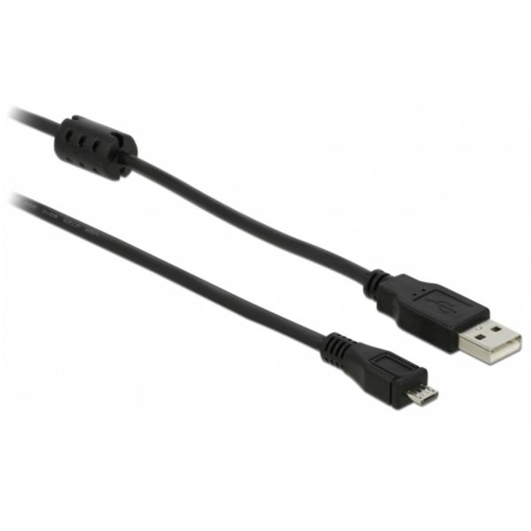 DeLOCK 82335 USB-kabel 2 m USB 2.0 USB A Micro-USB B Zwart (82335) DeLOCK 82335 USB-kabel 2 m USB 2.0 USB A Micro-USB B Zwart (82335)