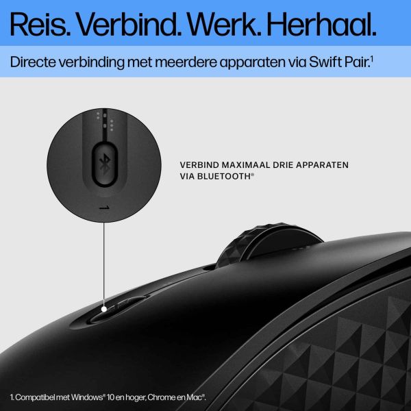 HP 420 programmeerbare Bluetooth-muis (7M1D3AA#ABB)
