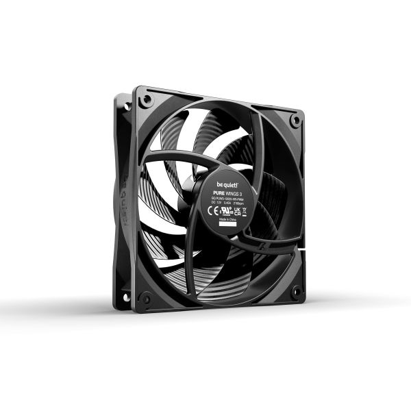 be quiet! Pure Wings 3 120mm PWM high-speed Computer behuizing Ventilator 12 cm Zwart 1 stuk(s) (BL106)