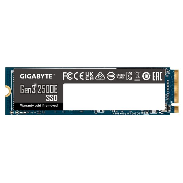 GIGABYTE Gen3 2500E SSD 2TB M.2 PCI Express 3.0 NVMe 3D NAND (G325E2TB)