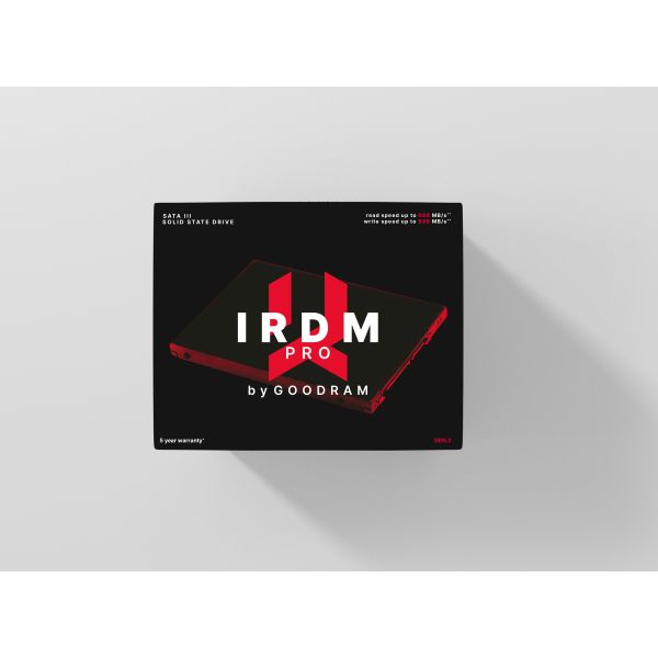 Goodram IRDM PRO gen.2 512 GB 2.5" SATA III 3D TLC NAND (IRP-SSDPR-S25C-512)